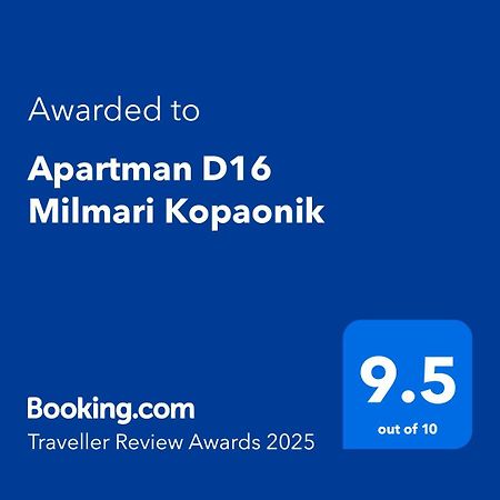 Apartman D16 Milmari Копаоник Экстерьер фото