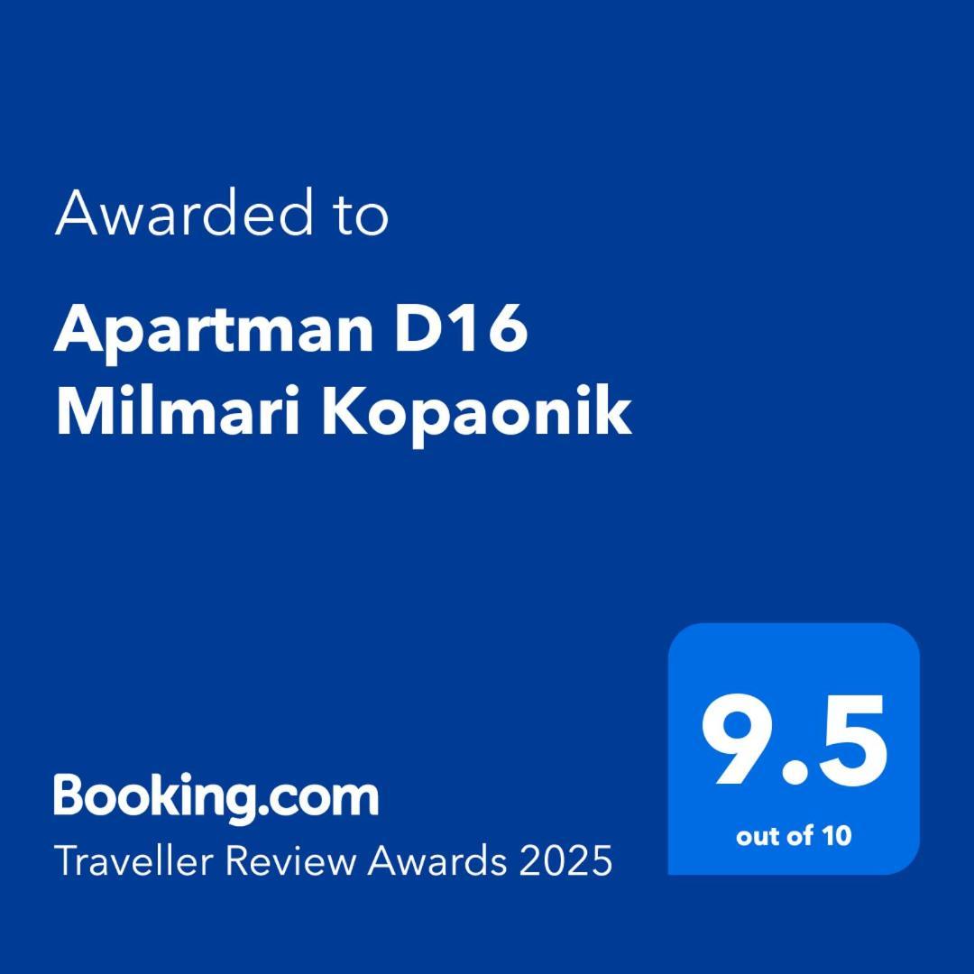 Apartman D16 Milmari Копаоник Экстерьер фото